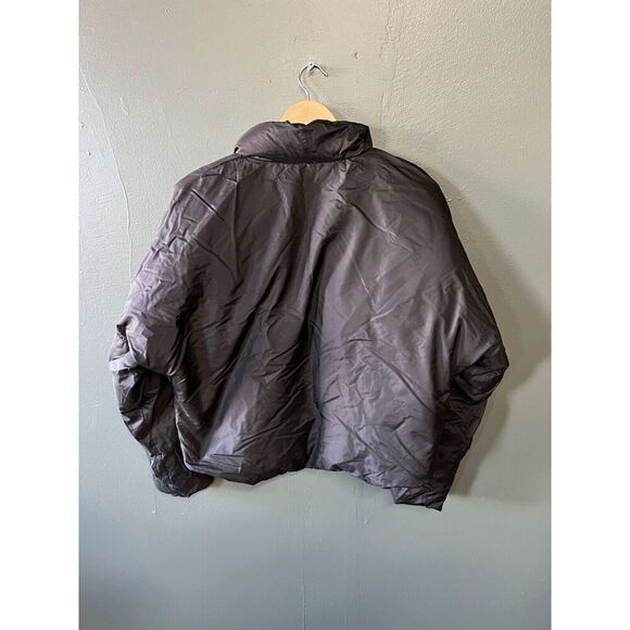 Polo Ralph Lauren Sport Women’s Puffer Down Jacket Sz M Crop Black - Picture 2 of 3